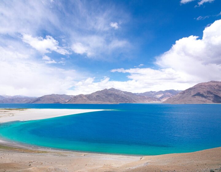 4x4 SUV expedition near the pristine Pangong Lake in Leh Ladakh